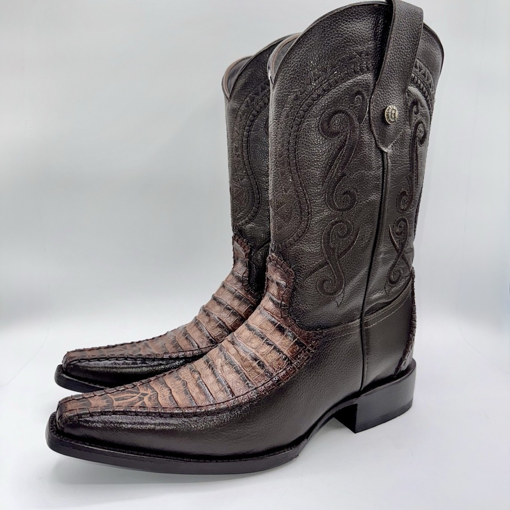 Rock'em Boots‎ Men's Size 9 Brown Bovine Leather Pointed Toe